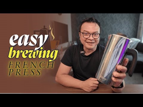 This French Press Coffee Maker Keeps Coffee Hot for Hours