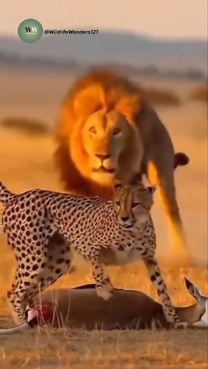 Cheetah vs Lion: One Charge and the Hunt Is Lost