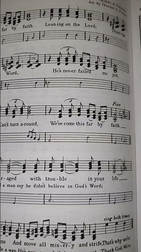 Hymnals | Do you remember "We've Come This Far By Faith" 🎵🎶🎵🎶 #hymns