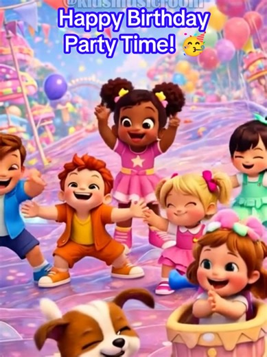 Wiggle Cake Boom 🎂🎶 | Happy Birthday Party Cartoon for Kids 🥳✨ Fun dance, cake & celebration for babies & toddlers 💛🎉👇 #kidscartoon #kidssong #birthdaysong #happybirthday #kidsanimation