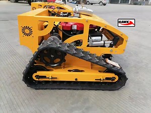 [Hot Item] Remote Control Lawn Mower Tracked All Terrain Slope Mowers Hybrid Power Crawler RC Grass Cutting Robotic Machine