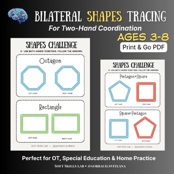 Bilateral Shapes Challenge | Two-Hand Brain Training (Ages 3–8)