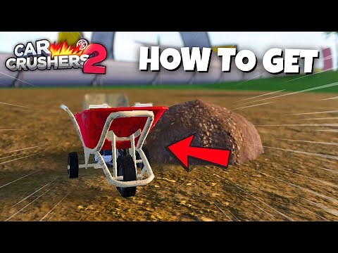 How to get the BARROW-WHEEL 3000 in Car Crushers 2! Roblox