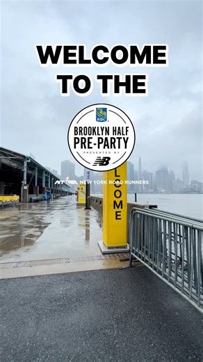 A little rain can't stop the VIBES from the #RBCBrooklynHalf Pre-Party Presented by New Balance.🥳🪩🎧🎶🏃🏽‍♀️☔️ Get race ready and head to the Pre-Party to pick up your bib and New Balance tech T-shirt. Let's give a special shout-out to our partners @rbc, @tcsglobal, @newbalancerunning, @knockaround, @maurten_official, @onepeloton, and @michelobultra for making this all possible!🫶 We can't wait to see everyone this week at Pier 2!🤗 | New York Road Runners (NYRR)