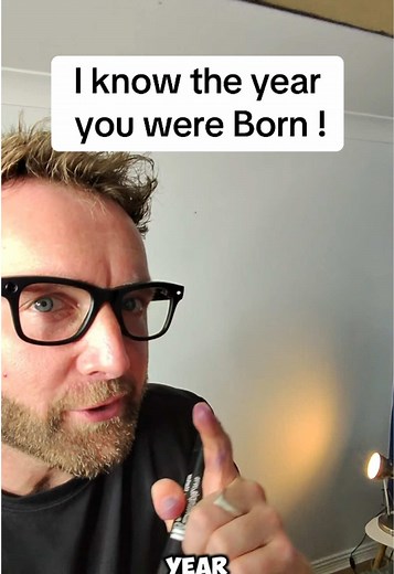Know the Year You Were Born Trick — Mind-Reading Math Shortcut