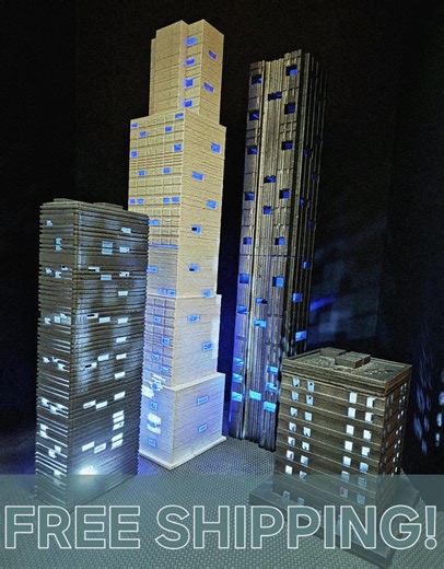 1:64 Scale Miniature City Building Models - Gundam & Hot Wheels Display With RGB Leds - Etsy