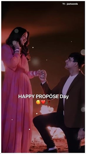 Propose Day Status ❤️💍 Happy Propose Day Status 2026💖