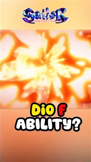 JJBA Dio brando F ability showcase sea 2 #sailorpiece #roblox #jjba