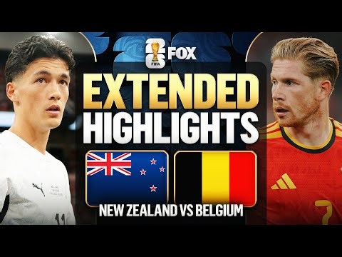 New Zealand vs Belgium Extended Highlights 🌎🏆 2026 FIFA World Cup™