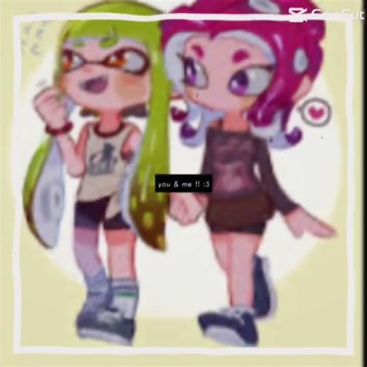 Agent3 x agent8 cuz it’s cute #splatoon #edit