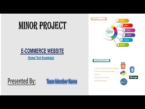 Ecommerce website project PowerPoint presentation || Ecommerce ppt || #computer #ecommerce #viral