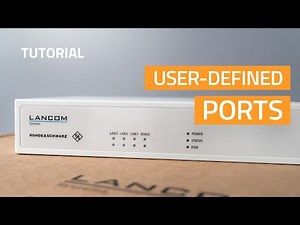Unified Firewall Tutorial | Configuration of user-defined ports