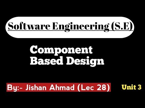 Component Based Design | Software Engineering | Lec 28