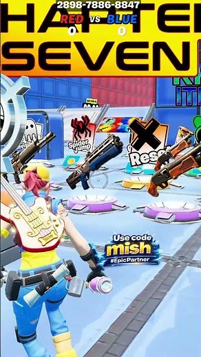 Fortnite MEGA Red vs Blue — Fly Code Secret (If Available) #shorts