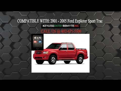 How To Replace A 2001 - 2010 Ford Explorer Sport Trac Key Fob Battery