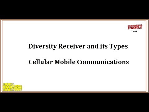 Diversity Receiver and its Types | Cellular Mobile Communications