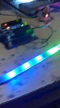 RGB LED strip controller using Arduino