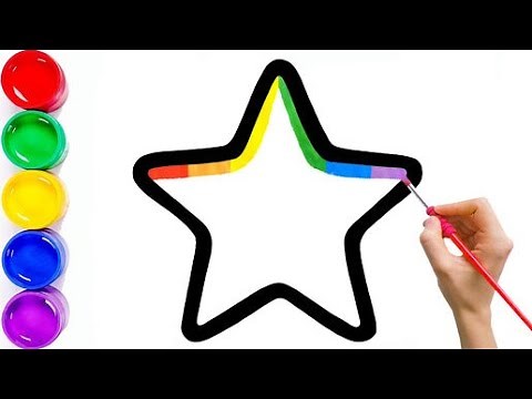 Easy Step-by-Step Star Drawing Tutorial for Kids | Learn to Draw Stars Easily!