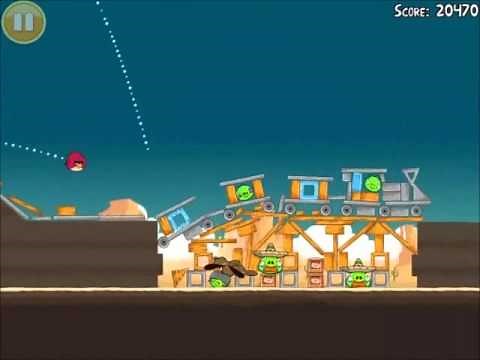 Official Angry Birds Walkthrough Ham 'Em High 12-15