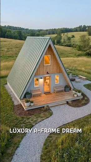Tiny A-Frame Cabin Build for Airbnb | Empty Land to Luxury Timelapse