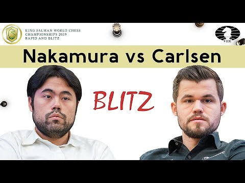 Nakamura vs Carlsen | Game 1 of the TIEBREAK | World Blitz Championship 2019 |