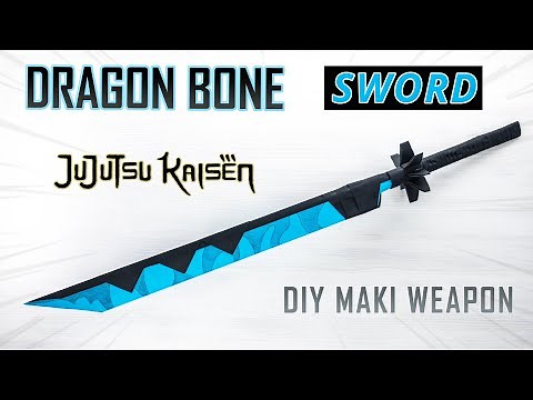 Jujutsu Kaisen’s Most Powerful Weapon With A4 Paper – DRAGON BONE SWORD - INSANE Result!