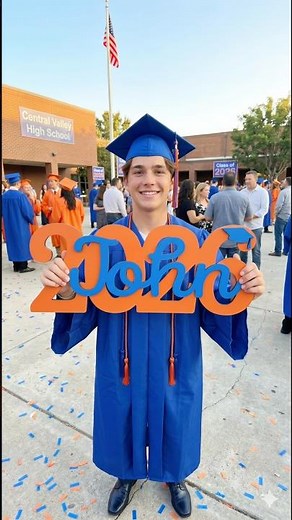 Personalized 2026 Graduation Sign 🎓 Custom Name | Perfect for Photos & Grad Party