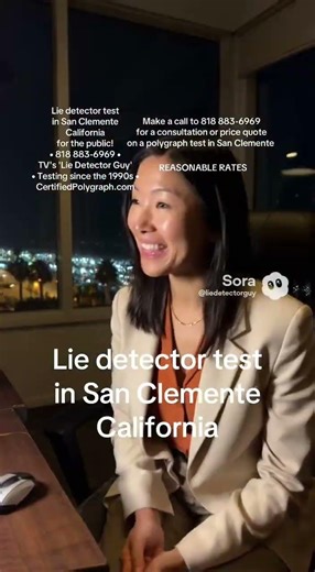 Lie detector test in San Clemente California