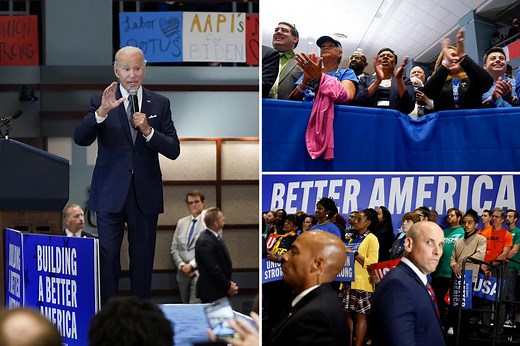 'She was 12, I was 30' Biden says in election stump speech