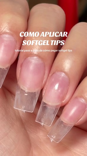Replying to @vanessa.cora 🤍✨ Tutorial paso a paso de cómo pegar tus sofgel tip 🩷💅🏼 Nuevos tips para que los soft gel se vean mucho más naturales! #softgelnails #amazonfinds #uñassoftgel #uñasencasa #tutorialsoftgel @Amazon