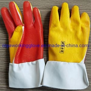 [Hot Item] Welding Gloves /Construction Work Gloves /Abrasion Resistance Gloves/Industry Rubber Gloves Protective Hand Safety Working Gloves