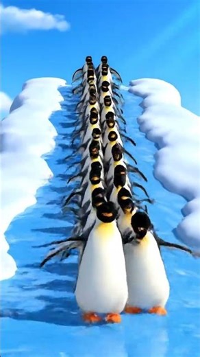 EPIC Penguin Domino Fail! 😂 Wait for the UNBELIEVABLE Ending!