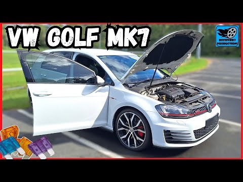 VW Golf MK7: Fuse Box & OBD2 Port Locations!
