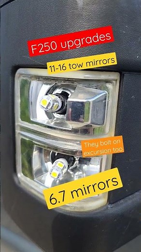 f250 ford truck tow mirrors led upgrades how to ford everything excursion