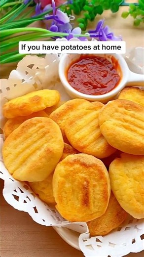 Crispy Potato Patties (No Fry) | Oven Baked Potato Snack 🥔