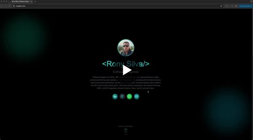 #softwareengineering #nextjs #aws #sst #typescript #react #webdevelopment #portfolio | Rony S.