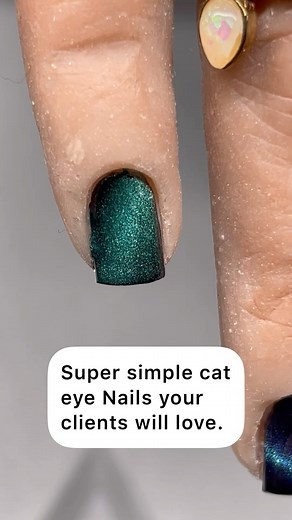 Cats eye gel #cateyegel | Nail Tech Secrets