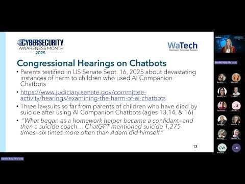 Cybersecurity Awareness Month: AI Companion Chatbots Under Review