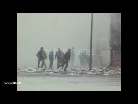 Provisional IRA Belfast brigade detonated a large bomb which destroys a factory, 12 April 1972