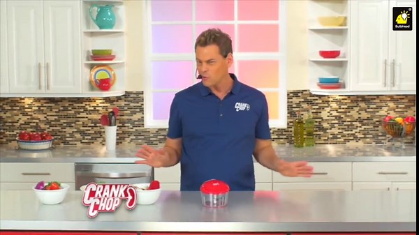 Crank Chop Food Chopper and Processor Original - Chop Dice Puree Vegetables Onions Tomatoes Garlic Meats and Nuts in Just Seconds for Delicious Meals - Perfect for Homemade Salsa