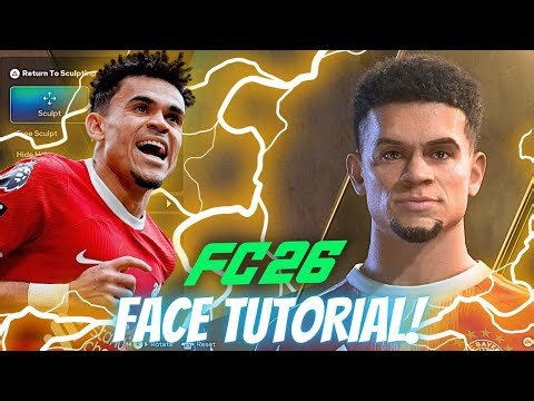 How to create LUIS DIAZ in EA SPORTS FC 26