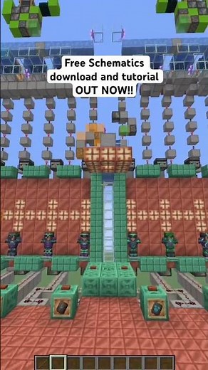 Minecraft Mega Armory Free Litematica Schematics Download #minecraft #shorts #viral #trending