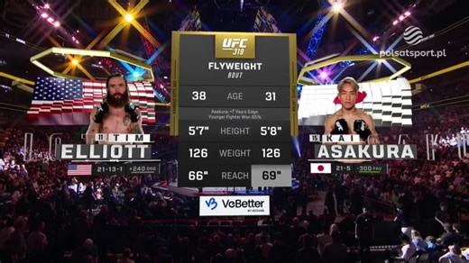 Tim Elliott - Kai Asakura. Skrót walki