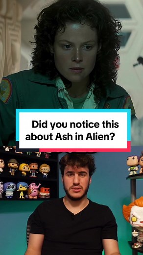 Did you notice this about Ash in Alien? Did anyone notice this about the Alien? #alien #alienromulus #aliens #alienmovie #xenomorph #sigourneyweaver #creatorsearchinsights #movieclips #ripley #ash