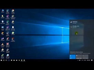 How to change wifi password in windows 10