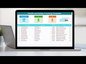 Health and Safety Tracking Checklist in Excel
