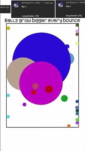 [Undertale Music] Long Elevator - Toby Fox (Musical Ball Simulation)