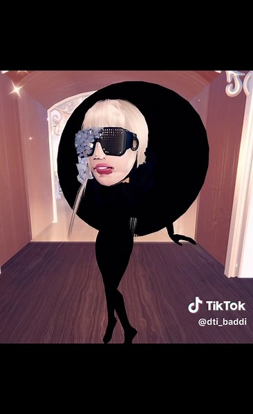 Lady Gaga Fame Album Cover in Dress to Impress