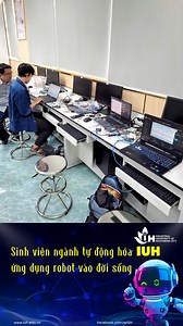 29K views · 233 reactions | Sinh viên ngành Tự động hóa của IUH ứng dụng robot vào đời sống. | IUH - Trường Đại học Công nghiệp TP.HCM | Facebook