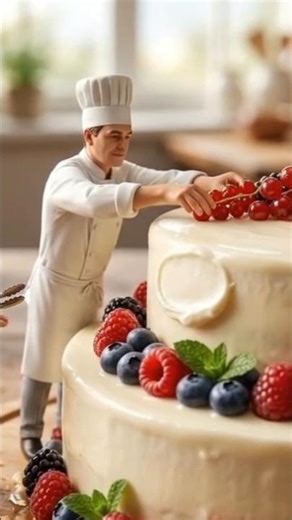 Giant Cake Making ASMR 🎂🔥 | Satisfying Cooking & Decorating (4K)#ASMR #Cake #Baking #CakeDecorating